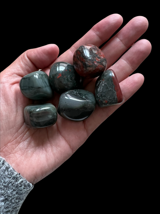 African Bloodstone Tumbles